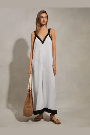 Reiss Aida - Combinaison ample en lin