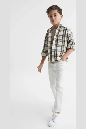 Reiss Mason - Surchemise ?? carreaux et manches longues effet bross??