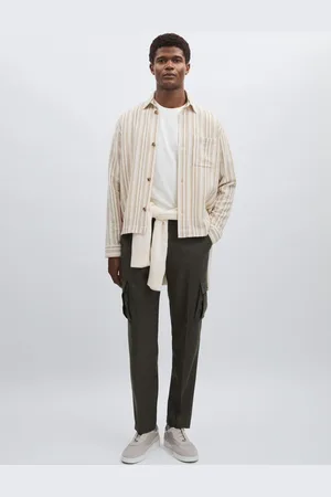 Les Deux Cargo Suit Pants - Wool-Blend Cargo Suit Trousers