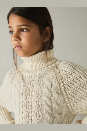 Reiss Mimi - ??: Wool-Blend Cabled Jumper Dress