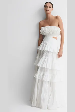 Acler Ascot Gown -Robe Ascot Robe longue sans bretelles ?? volants