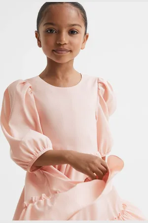 Reiss Toby - Robe courte ?? volants et manches bouffantes