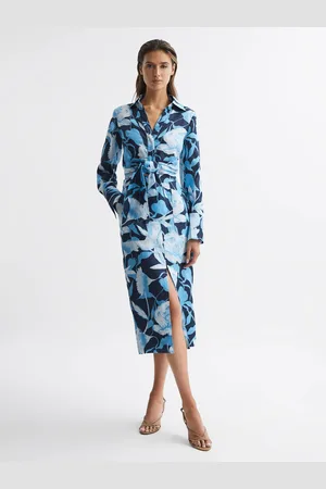 Reiss Jackson -Imprim?? Jackson Jupe mi-longue ?? taille haute et imprim?? ?? fleurs
