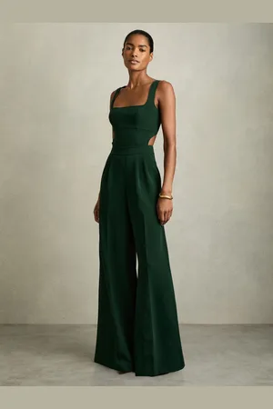Reiss Dion - Wide-Leg Cut-Out Jumpsuit