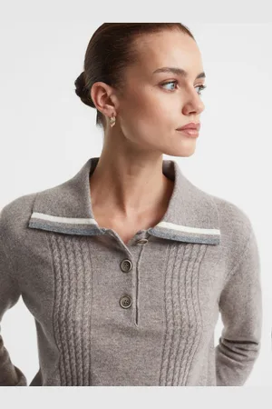 MADELEINE THOMPSON Cymbeline - Pull polo en laine et cachemire
