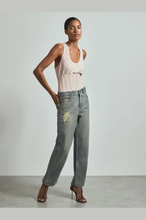 ATELIER Dina - Jeans larges orn??s