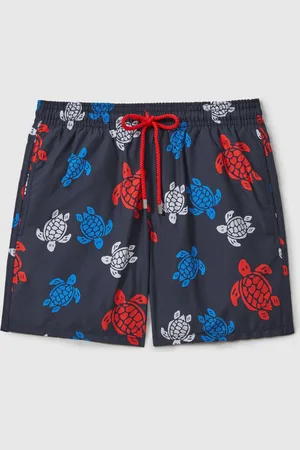 Vilebrequin Short de bain ?? cordon de serrage et imprim?? tortues