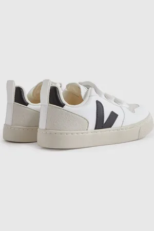 Veja Small V-10 -Small V Baskets Velcro en daim