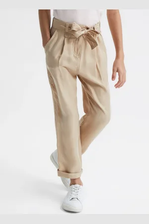 Reiss Joanie - Pantalon cargo ?? taille haute fronc??e