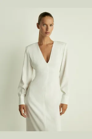 Reiss Hattie - Plunge-Neck Crepe Maxi Dress