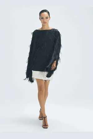 ATELIER Kirsten - Mini-jupe ?? plumes