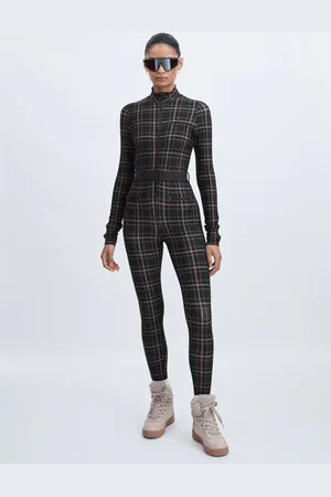 The Upside Belted Check Jumpsuit - Belted Check Jumpsuit