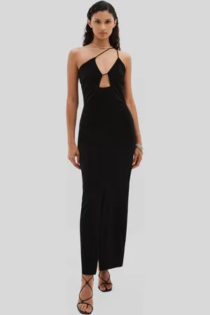 UNDRESS CODE Touch Me Dress - Plunge-Neck Velvet Maxi Dress
