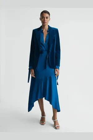 Reiss Lisa - Jupe mi-longue en satin martel??