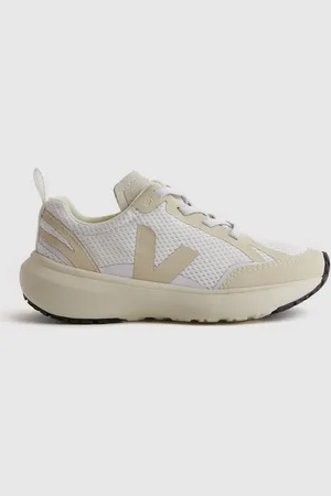 Veja Small Canary Light -Mod??le Canary small clair Pierre blanche - Baskets en maille