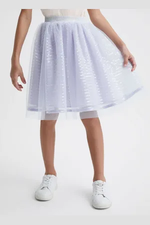 Reiss Charlotta - Jupe mi-longue orn??e de sequins