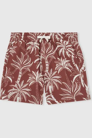 Reiss Ganetti - Ganetti Palm-Print Swim Shorts