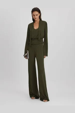 Halston Heritage Parris - Algues - Combinaison coupe large