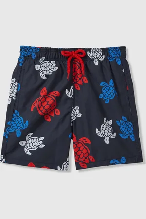 Vilebrequin Bleu marine - Shorts de bain ?? imprim?? tortue