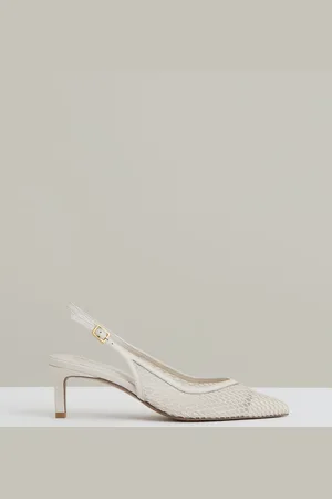 Reiss Sirena - Mesh Slingback Heels