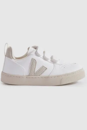 Veja Small V-10 -Small V Baskets Velcro en daim
