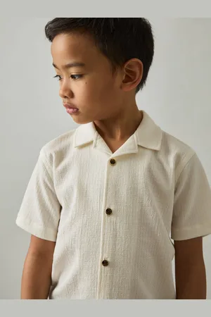 Reiss Hunt - Chemise textur??e ?? col cubain