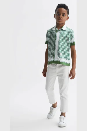 Reiss Vanpelt - Chemise imprim??e ?? manches courtes et col cubain