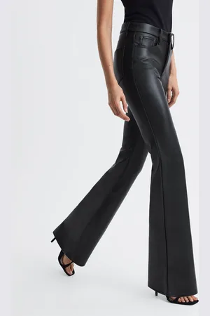 GOOD AMERICAN Good Legs Flare -Good Legs ??vas?? Pantalons ??vas??s en similicuir