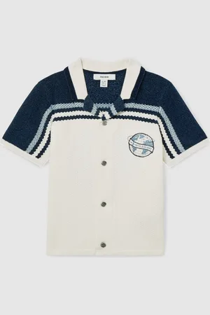 Reiss Mitchell - Mitchell Chenille Airlines Embroidery Shirt