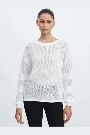 The Upside Fenway Crew - 100% Organic Cotton Open Knit Jumper