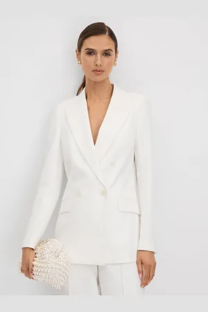 Reiss Sienna - Blazer de costume ?? double boutonnage en cr??pe