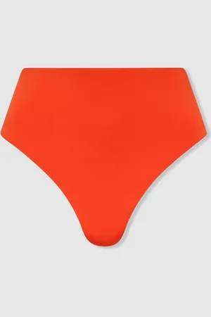 Bondi Born Poppy -Imprim?? coquelicots Bas de bikini taille haute