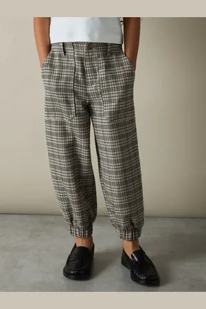 Reiss Annika - Check Woven Joggers