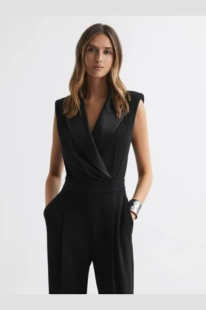 Reiss Saskia - Combinaison ?? revers satin??s