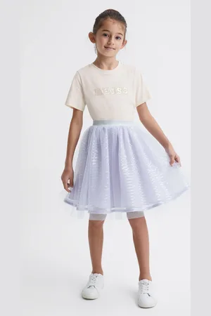 Reiss Charlotta - Jupe mi-longue orn??e de sequins