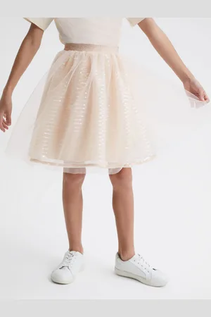 Reiss Charlotta - Jupe mi-longue orn??e de sequins