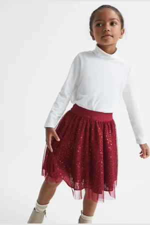 Reiss Isabella - Jupe courte en tulle ?? sequins