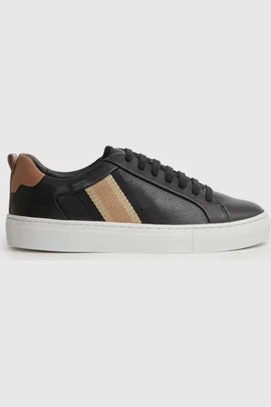 Reiss Sonia - Baskets en cuir avec bande sur le c??t??