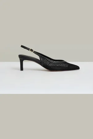Reiss Sirena - Sirena Mesh Slingback Heels