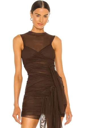 KIM SHUI Jersey Tie Top in .