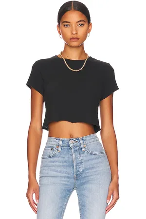 RE/DONE T-SHIRT CROPPED 60S in .