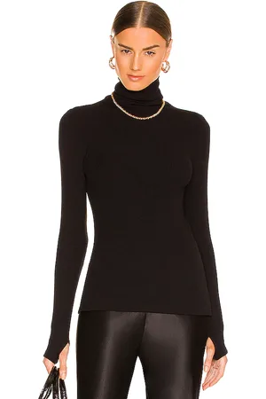 ENZA COSTA Sweater Knit Long Sleeve Turtleneck in .
