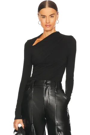 ENZA COSTA Lurex Jersey Slash Top in .