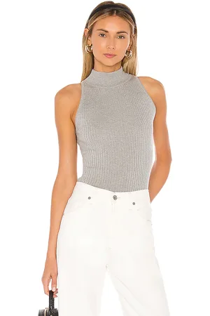 AUTUMN CASHMERE Rib Mock Halter in .