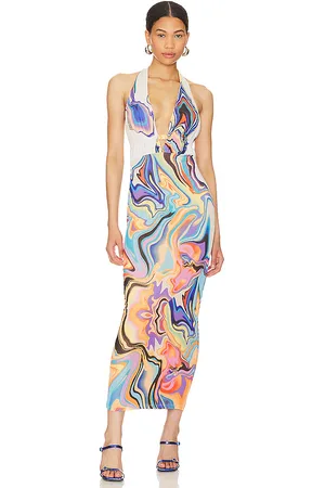 AFRM ROBE MI-LONGUE DAKOTA in .