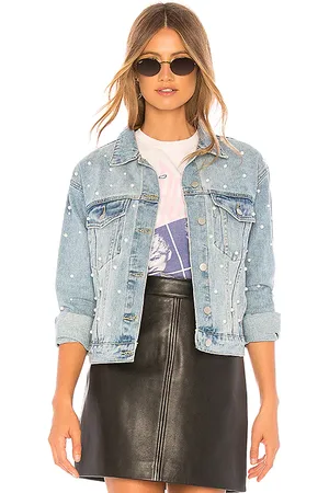 superdown VESTE EN DENIM DÉCORÉE PEARL in .