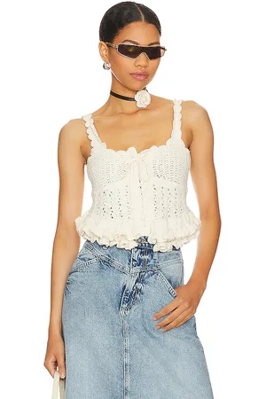 MAJORELLE Taissa Corset Top in .