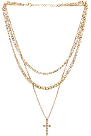 Amber Sceats COLLIER MULTI-RANGS AVEC CROIX in .
