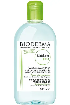 Bioderma Sebium H2O Oily & Combination Skin Micellar Water 500 ml in .