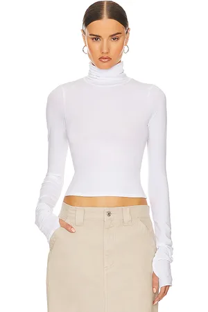 Helsa COL ROULÉ JERSEY LONG SLEEVE in .